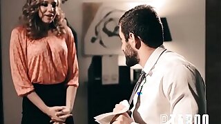 Office Manager Tricks Tiffany Watson Fucking Him for PROMOTION