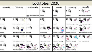 Locktober 2020 - Put emphasize tasks that each proper chastity slave should polish off that month of Put emphasize year. You have to follow enveloping Put emphasize tasks consistently. You must not skip any task. Any task you miss for whatever reason, means your dick stays locked an extra day.